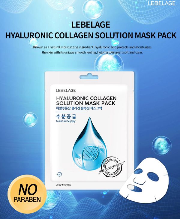 LEBELAGE Hyaluronic Collagen Solution Mask Pack