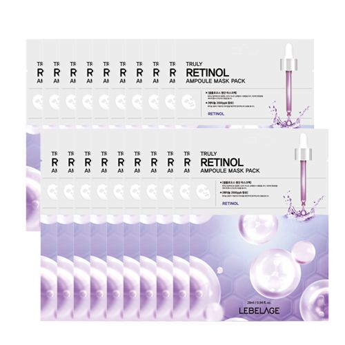 LEBELAGE Truly Retinol Ampoule Mask Pack