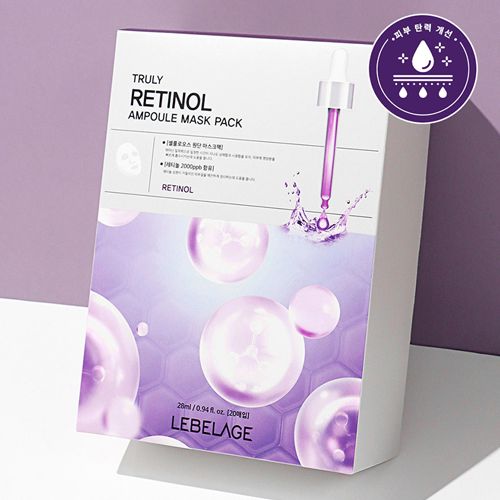 LEBELAGE Truly Retinol Ampoule Mask Pack