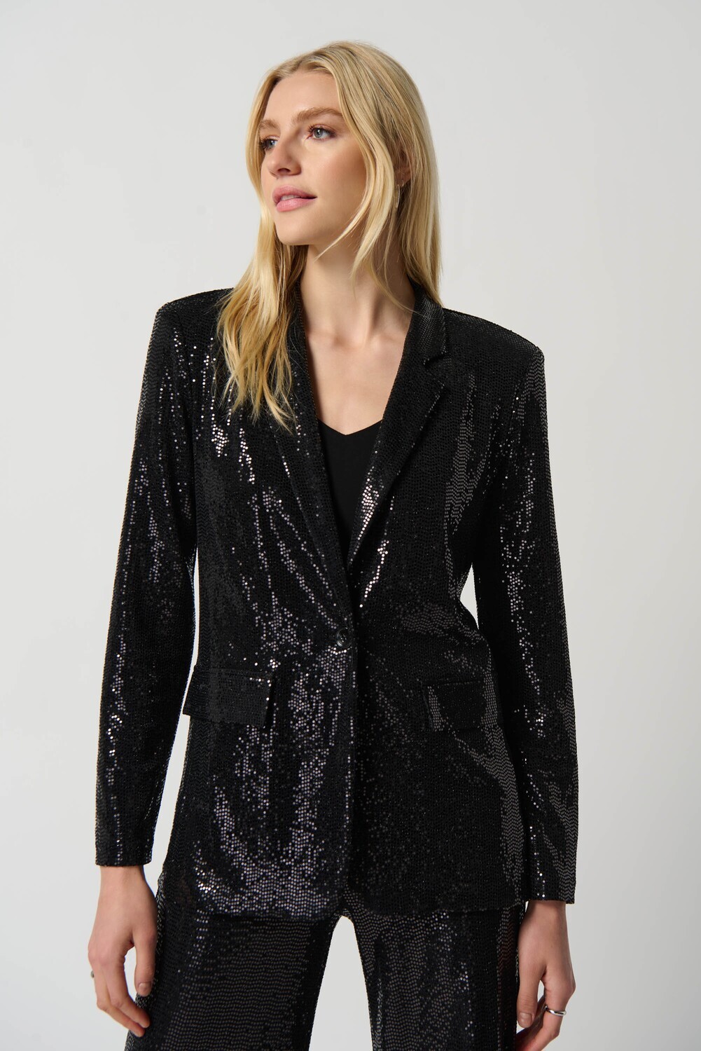 Joseph Ribkoff Novelty Knit Blazer with Notch Collar
234240