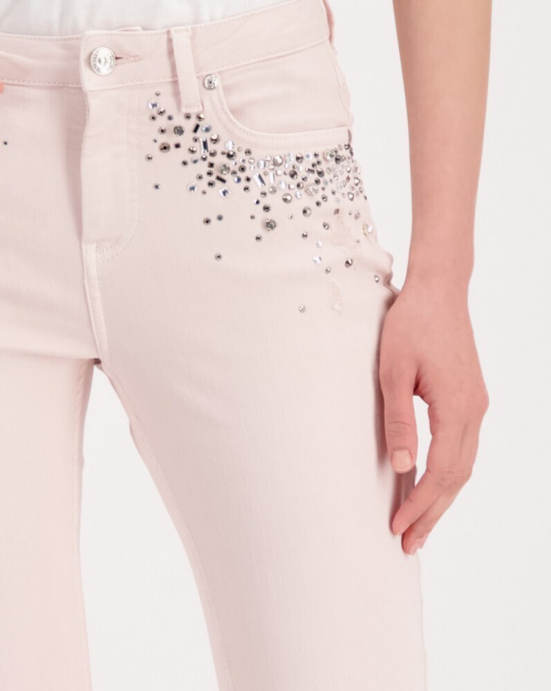 Monari jewelled pink jeans 408029