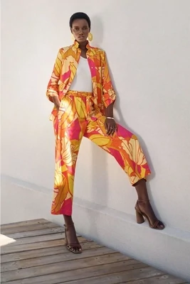 Joseph Ribkoff Pink Multi Pants