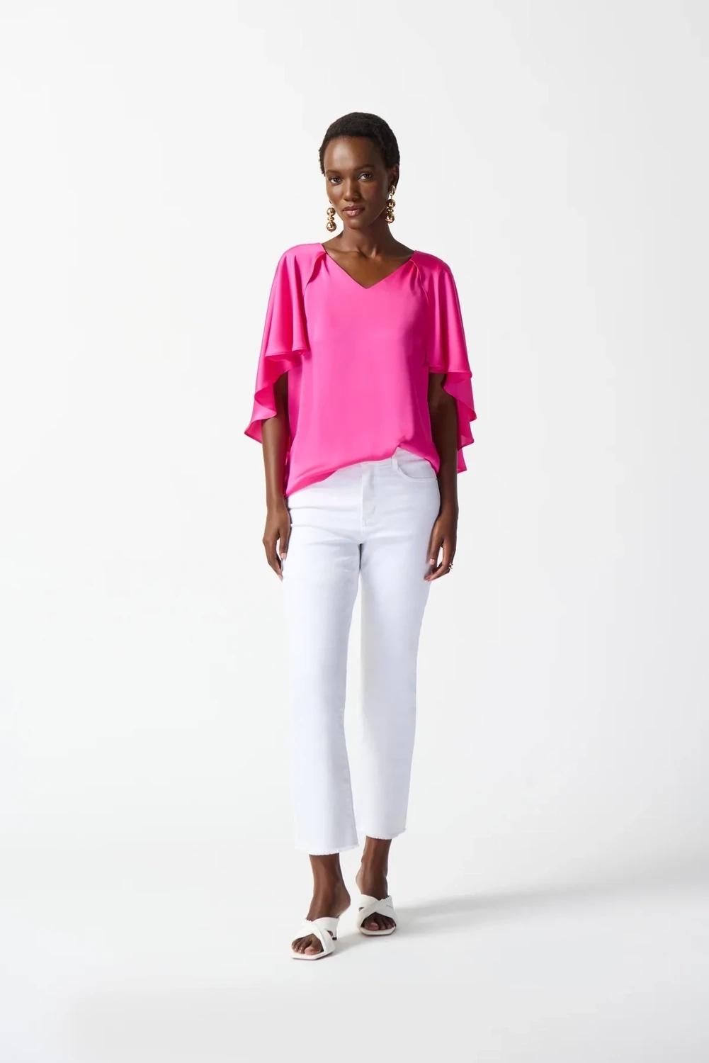 Joseph Ribkoff Ultra Pink Blouse 242202