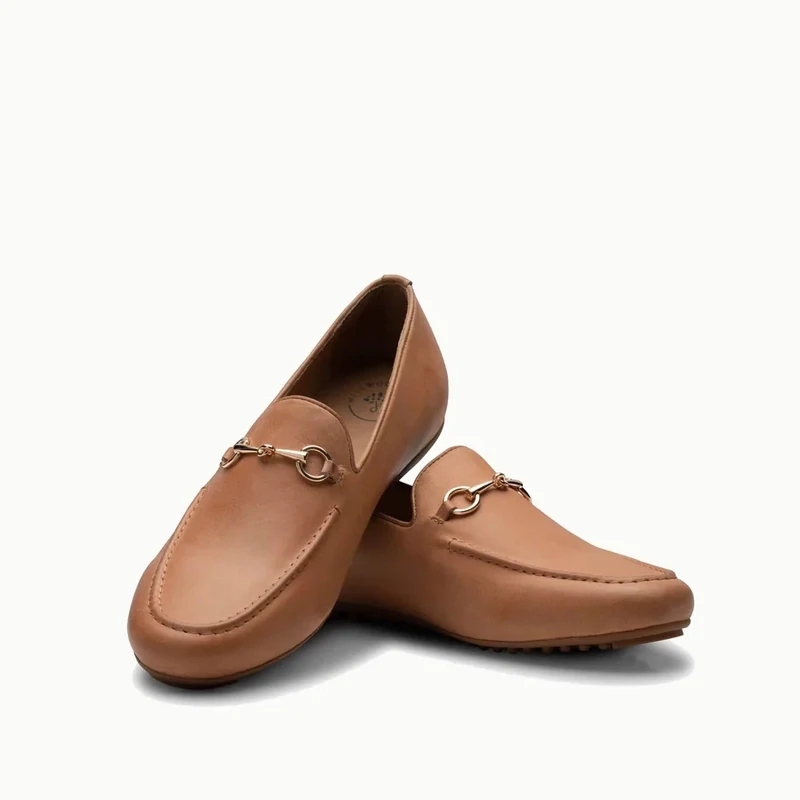 Millwoods Loafer Horsebit Tan
