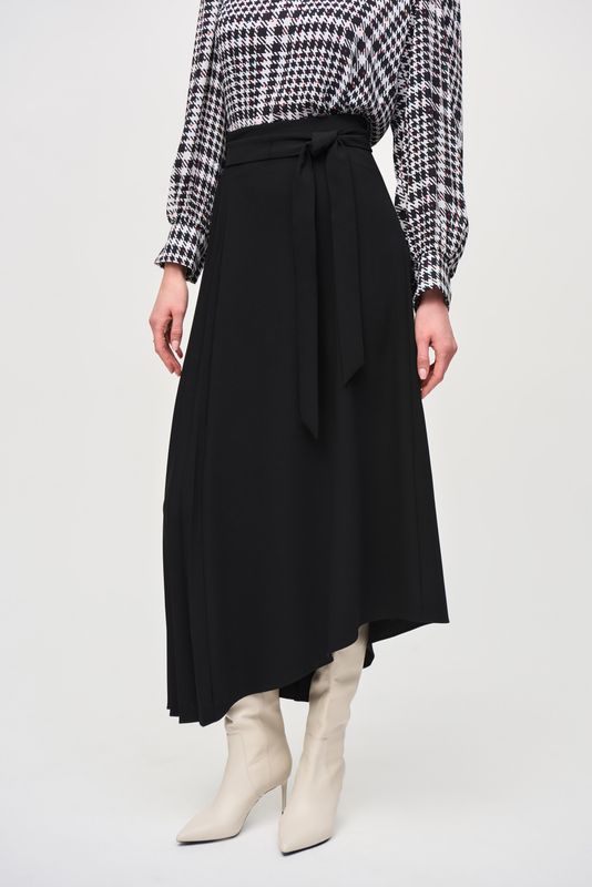 Joseph Ribkoff Woven Crepe Asymmetrical Skirt 243117