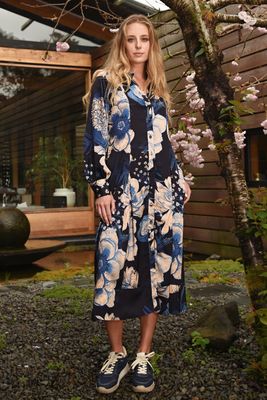 Cooper Winterful Dress Blue Floral