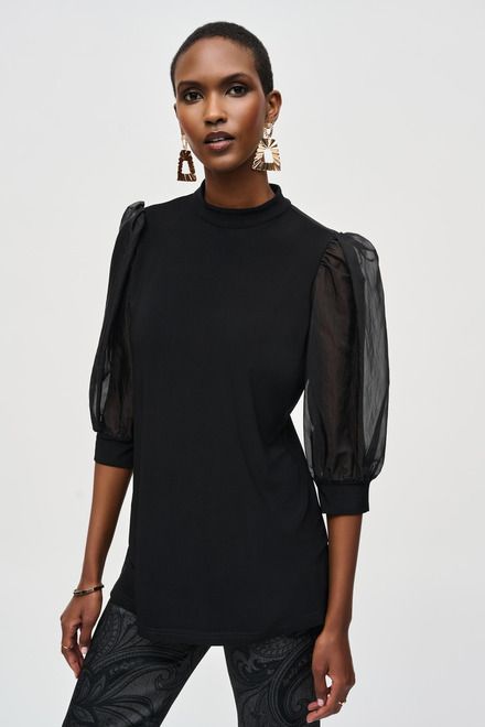 Joseph Ribkoff black blouse 243257