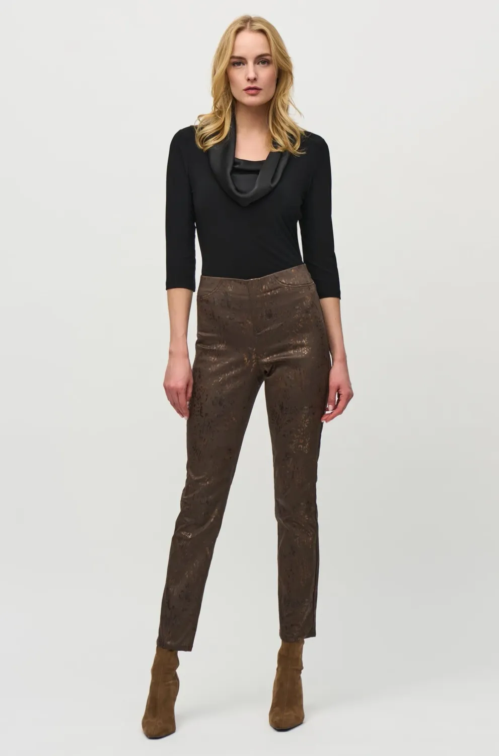 Joseph Ribkoff animal print jeans 244945