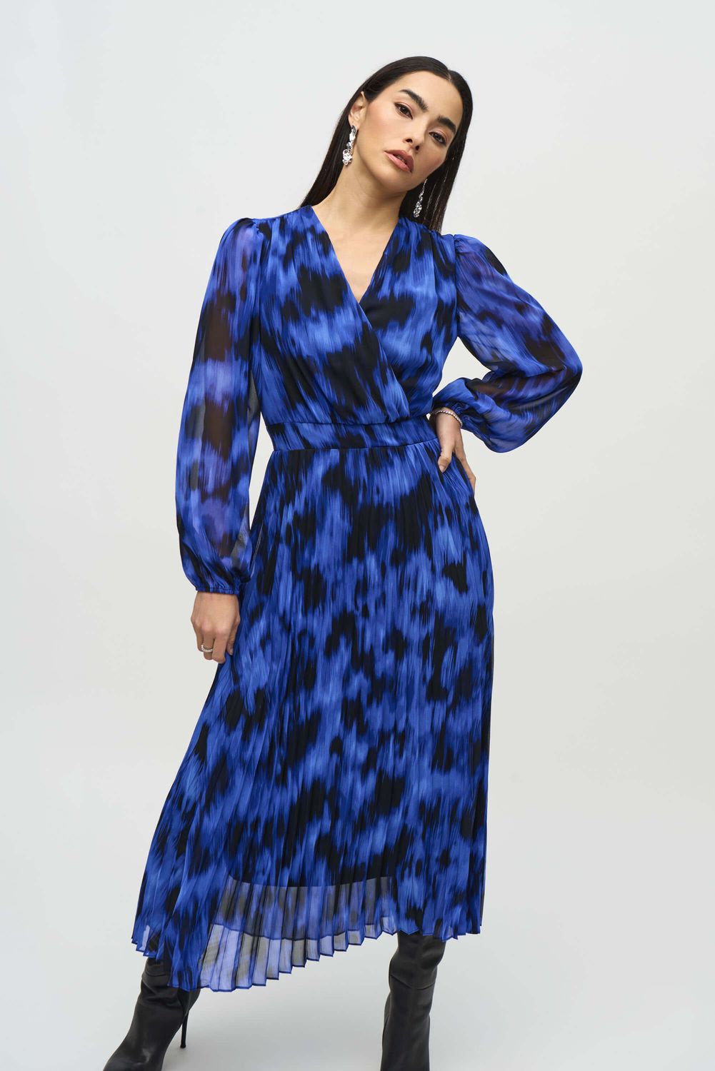 Joseph Ribkoff Royal Sapphire/Multi 244924 Dress