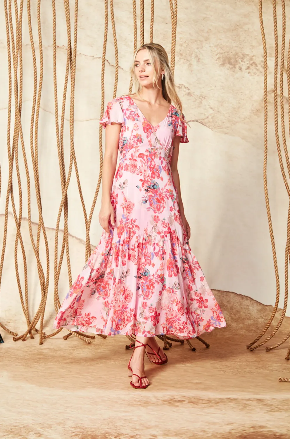 Verge Rosebud Dress 9267WT
