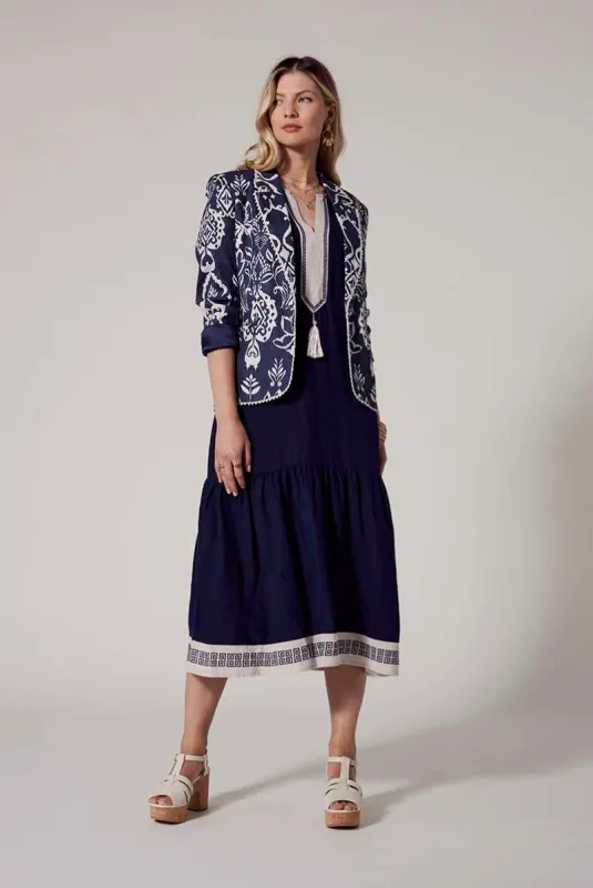 Loobies Story Indigo Multi Lucca Jacket LS2726
