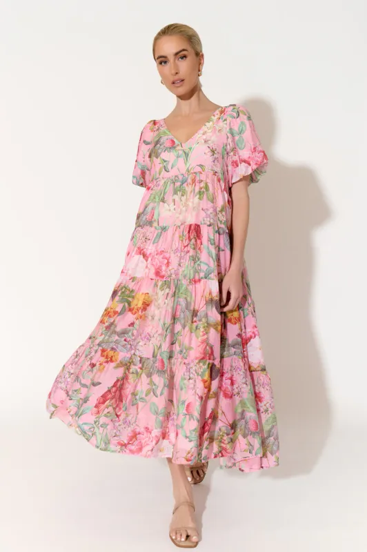 ADORNE HOLLAND FLORAL MAXI DRESS ADORNE HOLLAND FLORAL MAXI DRESS