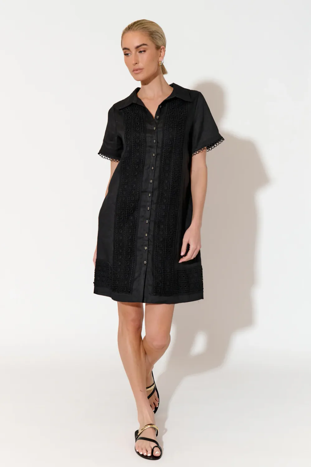 Adorne Vanessa Lace Panel Dress