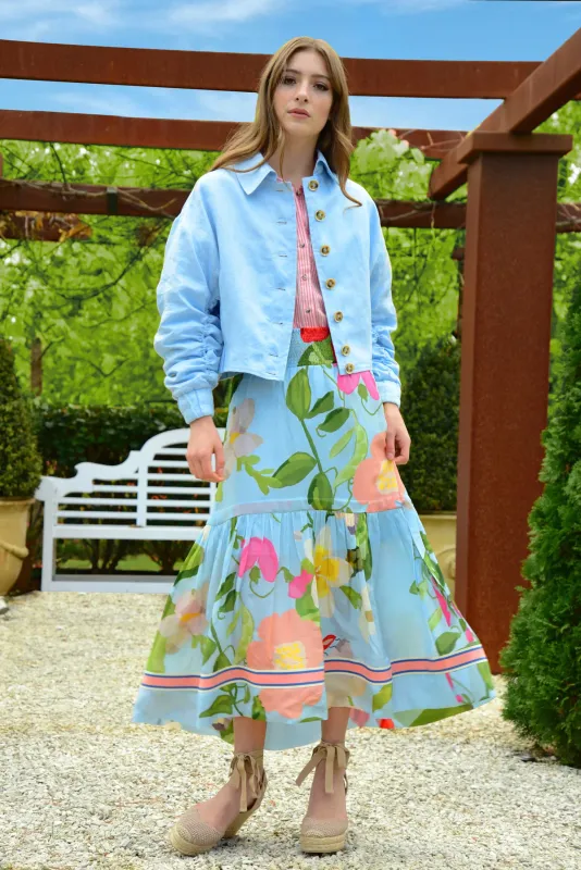 Trelise Cooper WISE TIES Skirt (BLUE FLORAL) Regular price TC30495-52