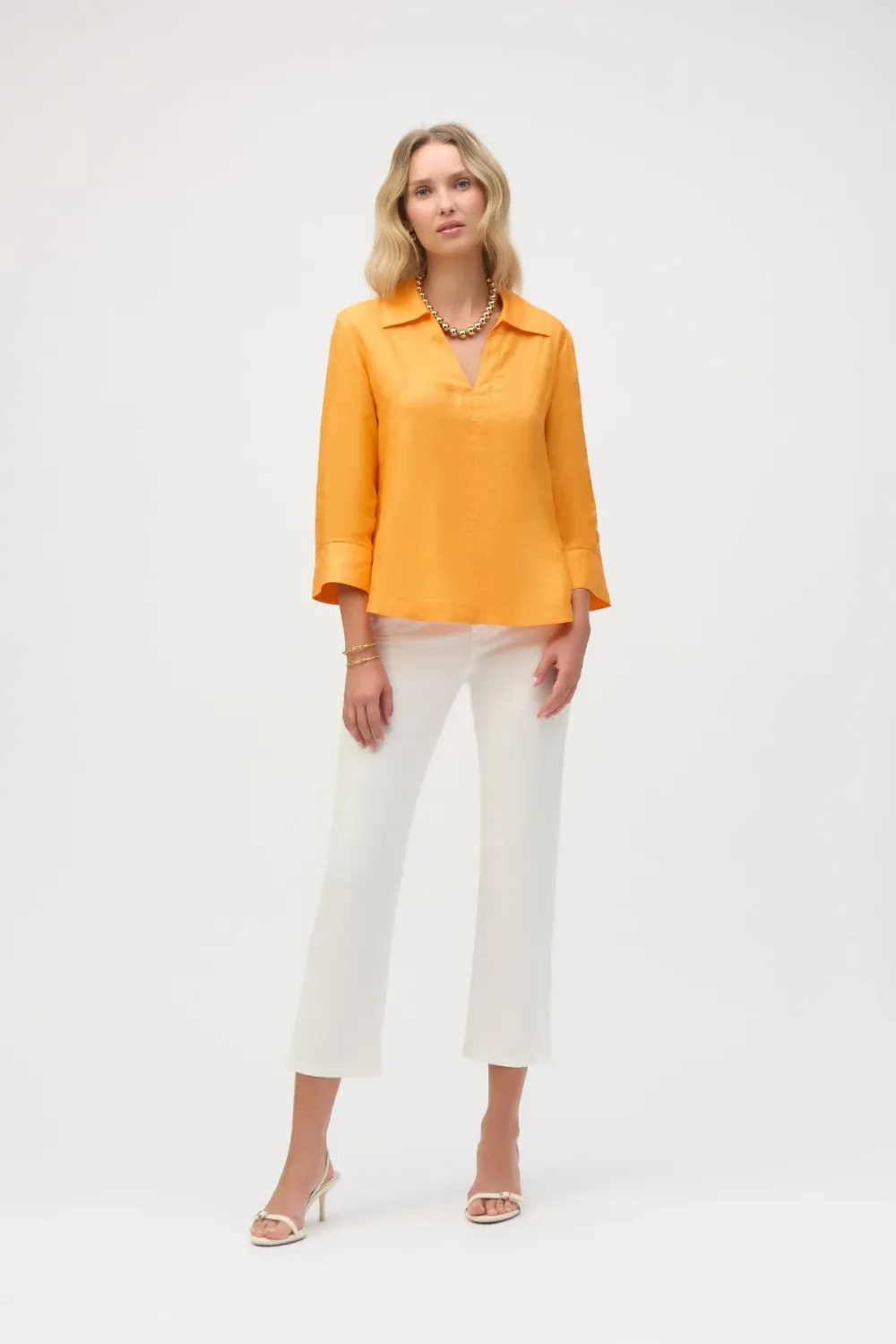 Joseph Ribkoff Linen Boxy Top