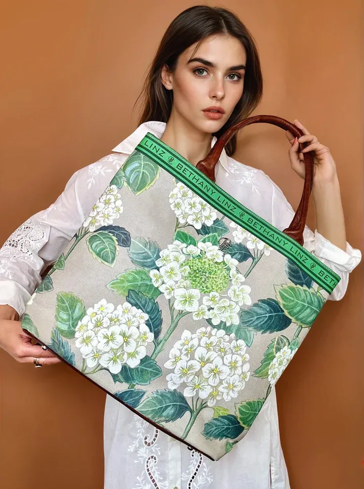 Bethany Linz Hydrangea Tote Bag