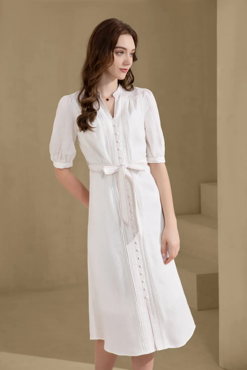 G.D.S. Manhatton Long Dress 251120134 White
