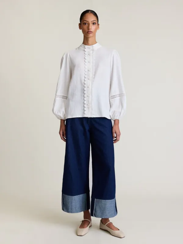 State  Of Embrace Twin Lace Blouse