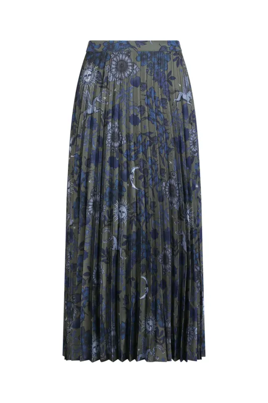 Loobie's Story Olive Multi Greenwich Skirt