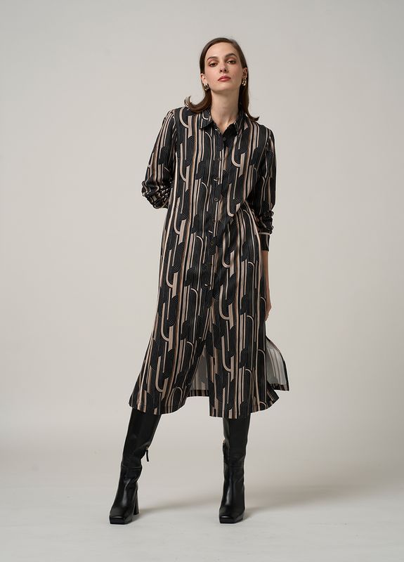 Madly Sweetly Black multi Freefall Dress