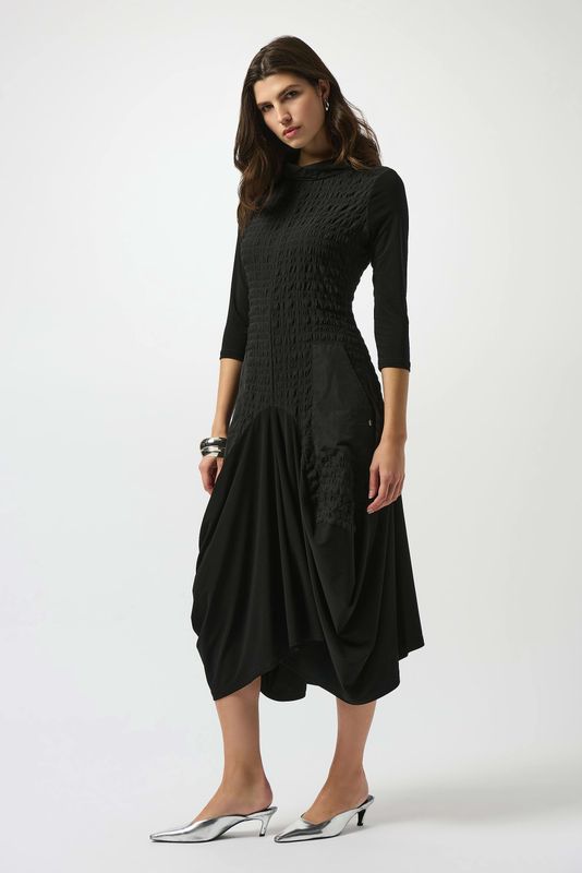 Joseph Ribkoff Bubble Jacquard & Silky Knit Cocoon Dress 253085