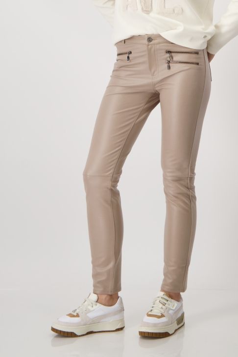 MONARI FAUX LEATHER TROUSER 808419-553