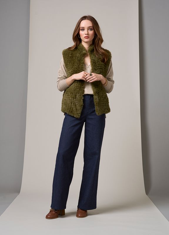 Loobies Story  Wintour Gilet LS2978 Olive