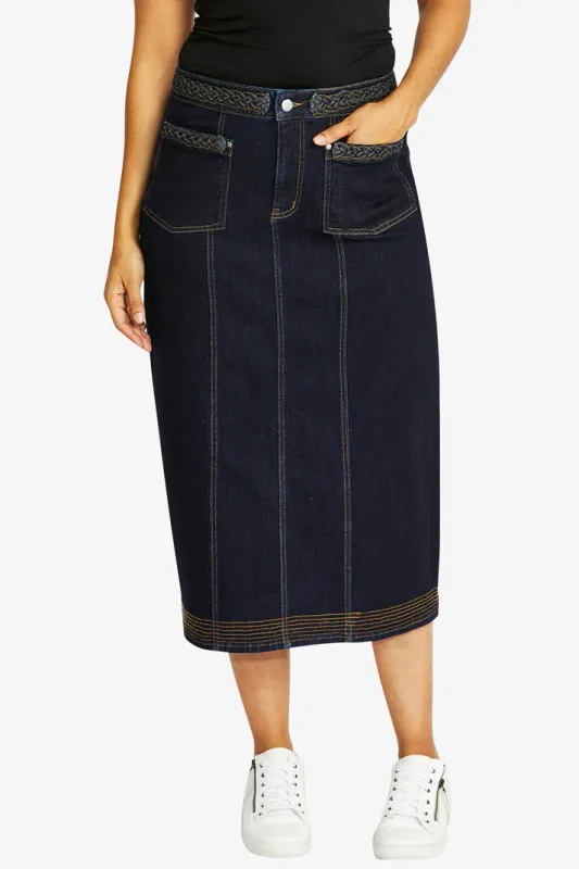 Pingpong Parker Denim Skirt P585602