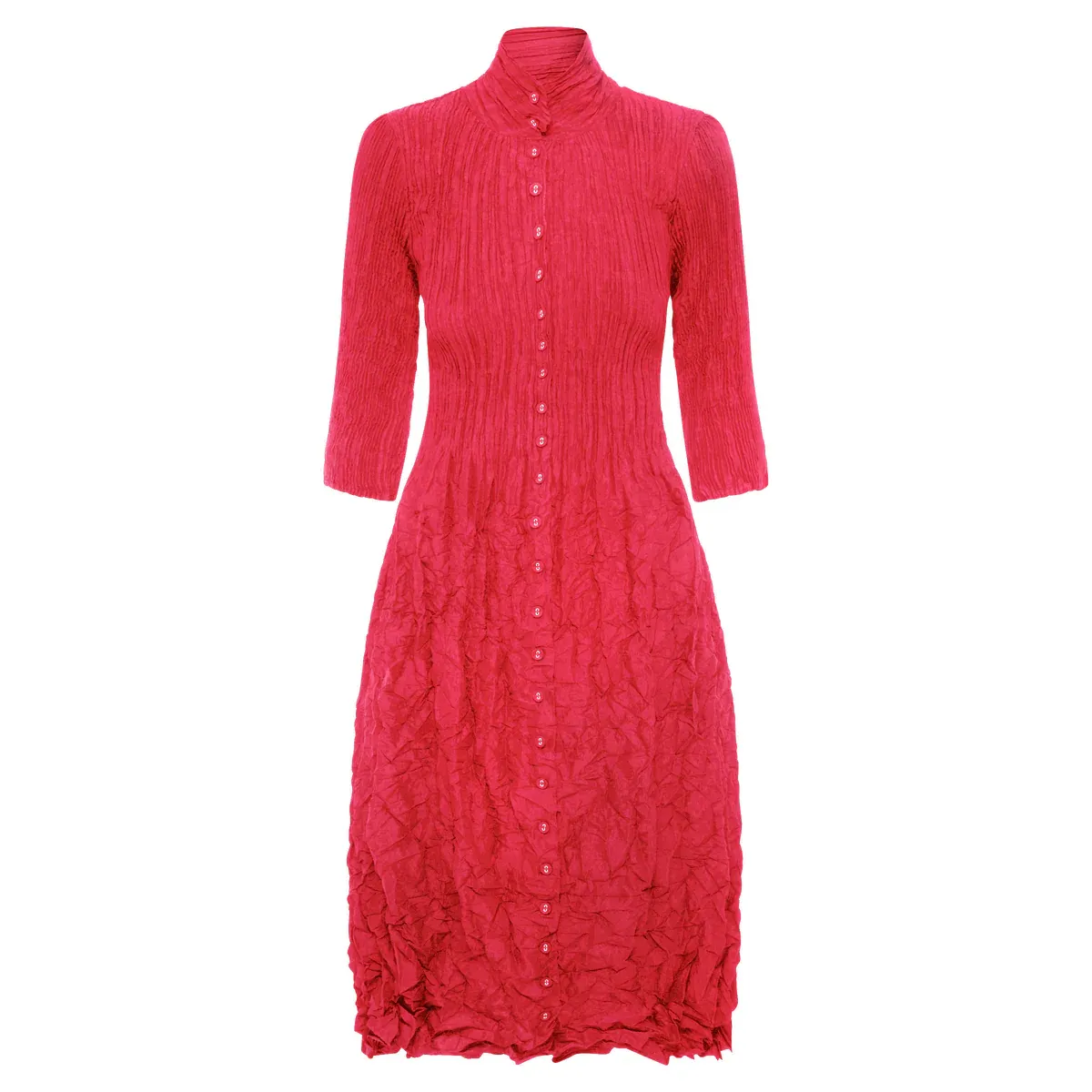 Alquema  Nehru Coat Dress Rasberry ACC308RAS