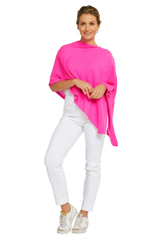 Alashan Cashmere Topper Tickled pink