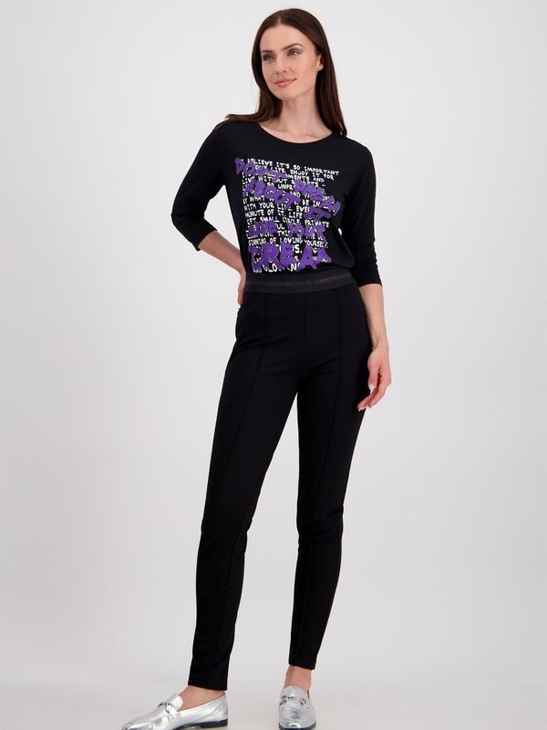 Monari Jersey Trousers Black 807070