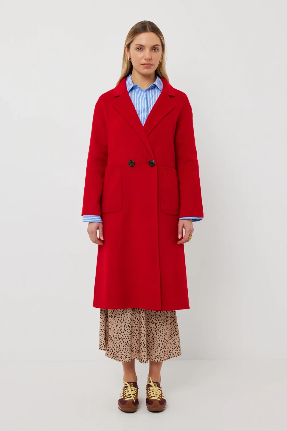 Tuesday Mac Coat 775 Red Wool