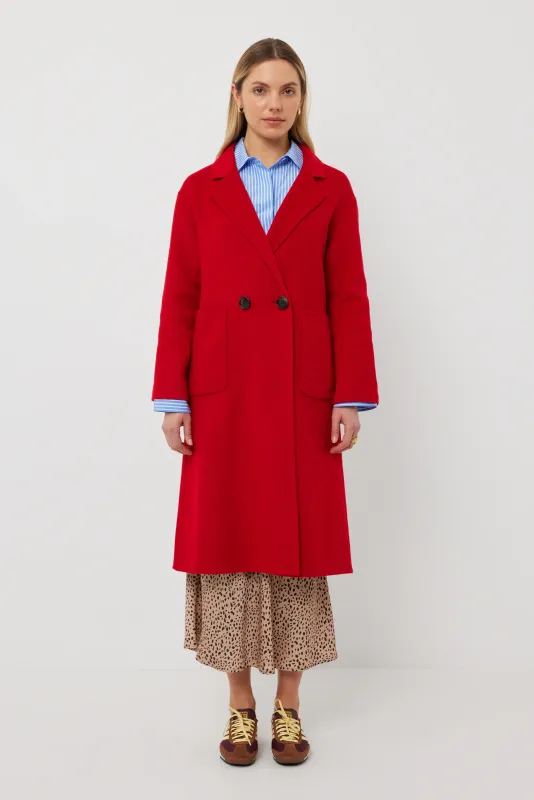 Tuesday Mac Coat 775 Red Wool