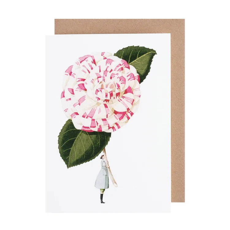 Laura Stoddart Camellia Card