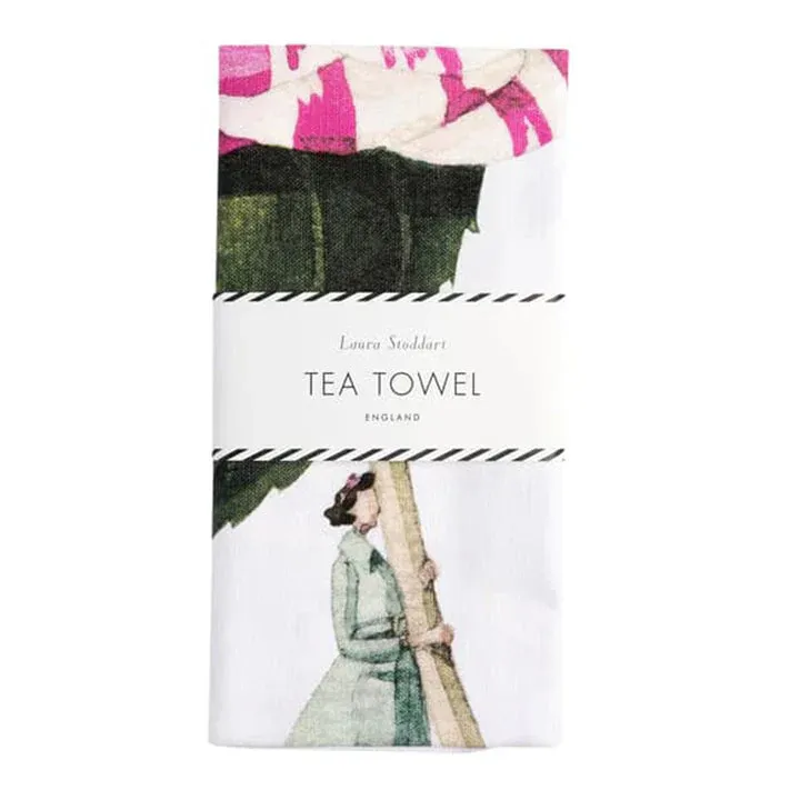Laura Stoddart Camellia Tea Towel