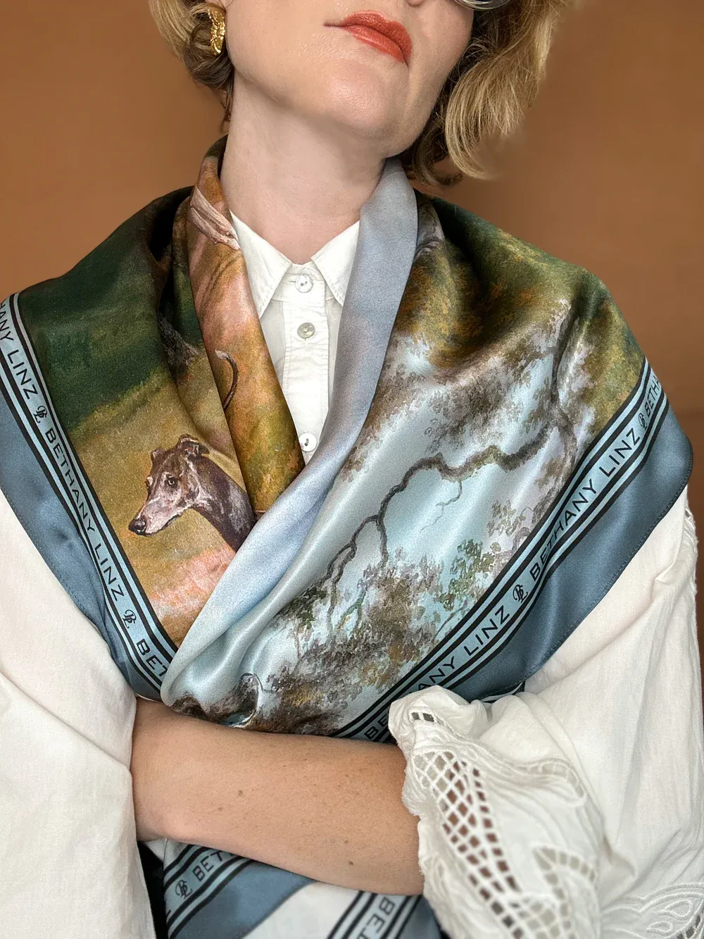 Bethany Linz - The Hunt Silk Scarf