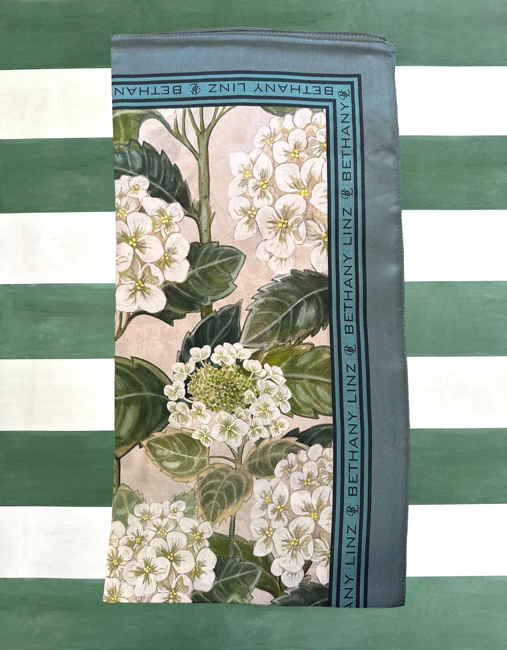Bethany Linz - Hydrangea Silk Scarf