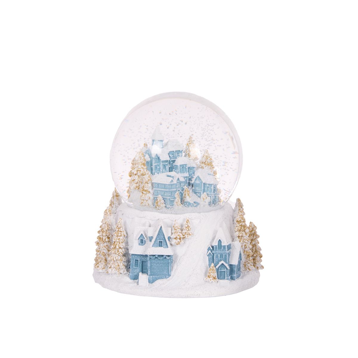 HOLLY & IVY MUSICAL VILLAGE SNOW GLOBE EXO013