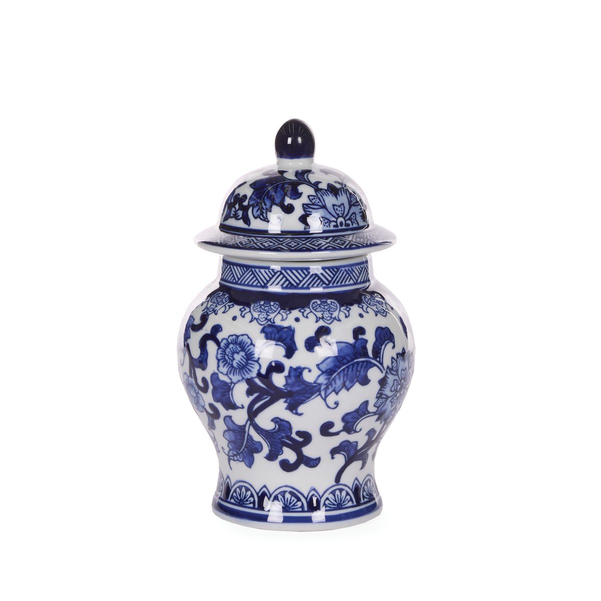 HOLLY & IVY 21.6CM FLORAL CHINOISERIE JAR