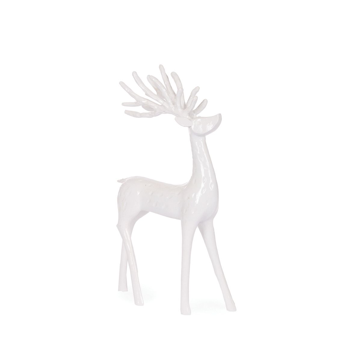 HOLLY & IVY 31.5CM WHITE MINIMAL REINDEER EXV041