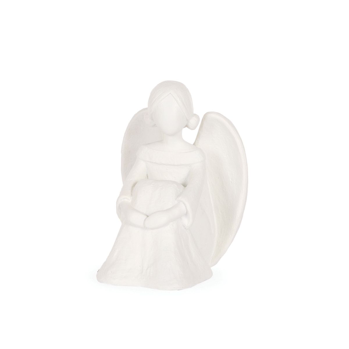 HOLLY & IVY WHITE ETCHED ANGEL ECA017