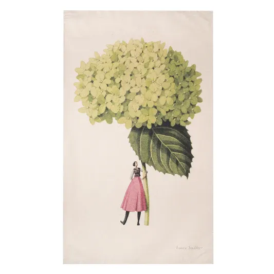 Laura Stoddart Annabelle Hydrangea Tea Towel