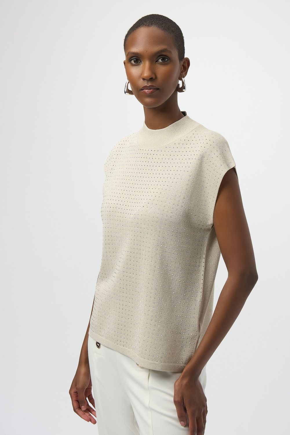 Joseph Ribkoff High Neck Sleeveless Pullover 254935