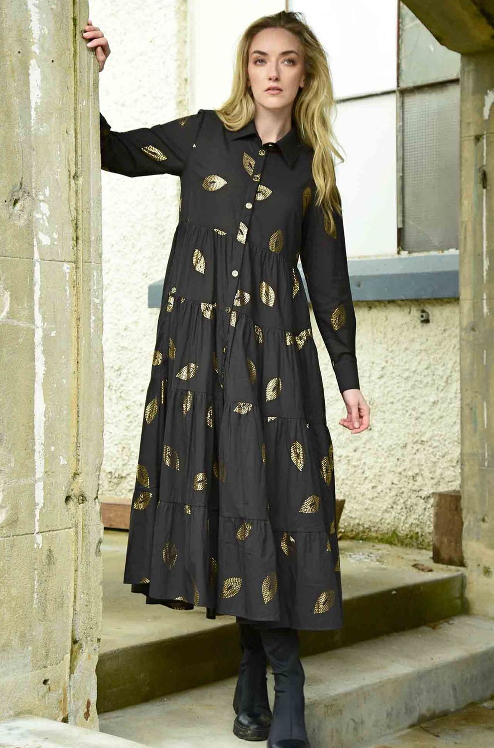 COOP Sun & The Swoon Dress CP5826-25BKGPF25