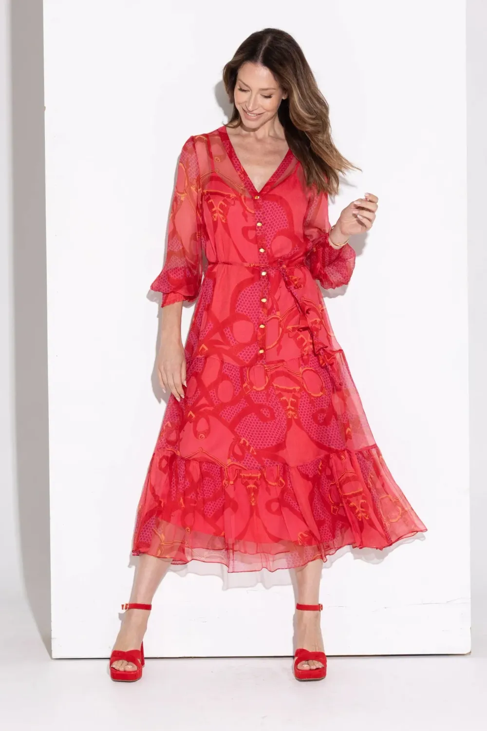 KAMARE Jasmin Dress - Sorrento Sun 2213
