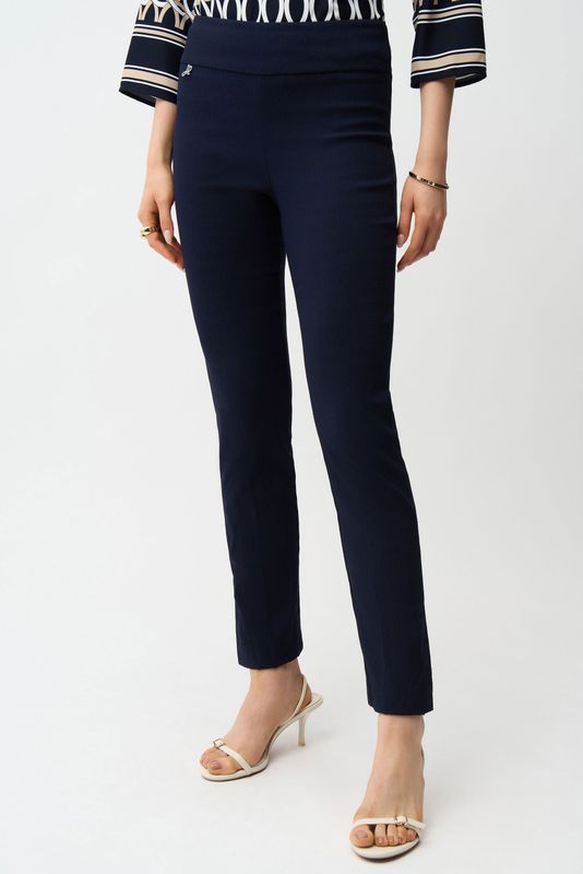 JOSEPH RIBKOFF Jacquard Straight Pull-On Pants 261148 JOSEPH RIBKOFF Jacquard Straight Pull-On Pants 261148