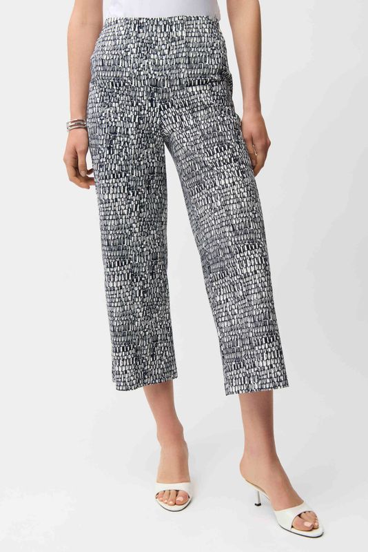 Joseph Ribkoff Millennium Abstract Print Pull-On Culotte 261002