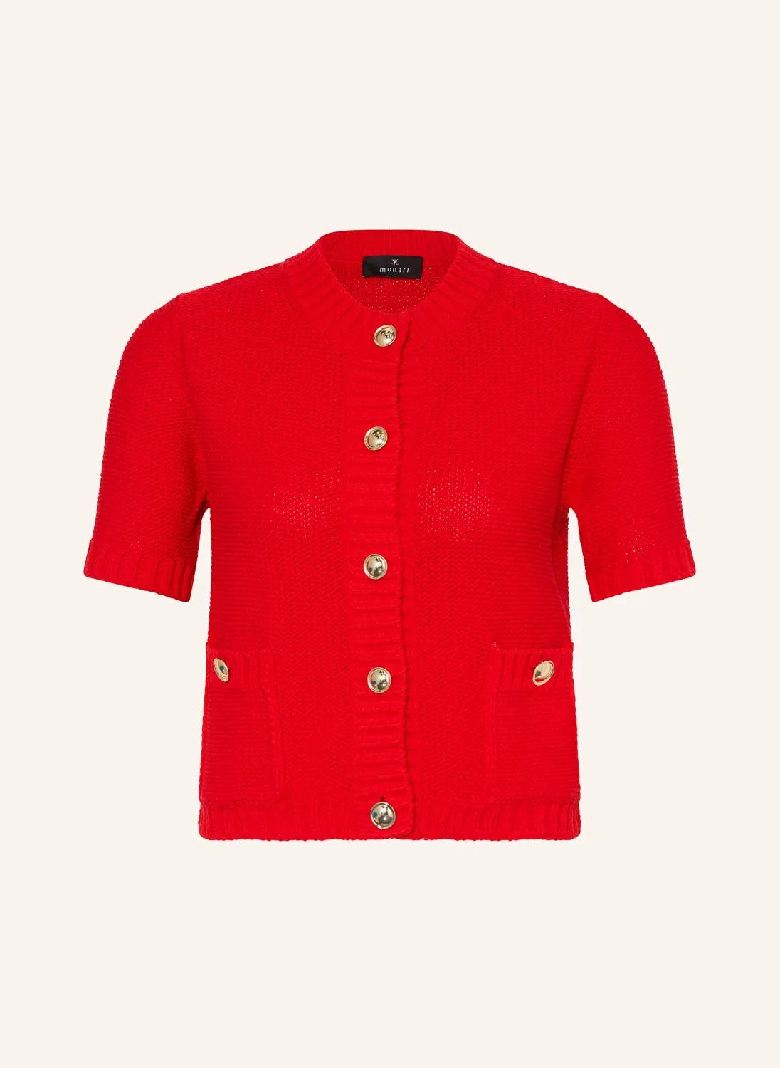 Monari Knit Jacket Red 410021MNR