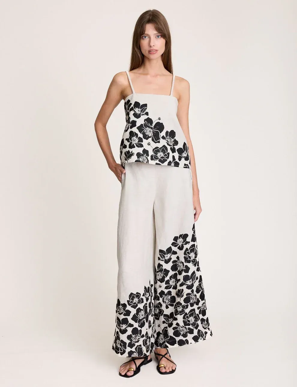 STATE OF EMBRACE Fleur Pant Onyx