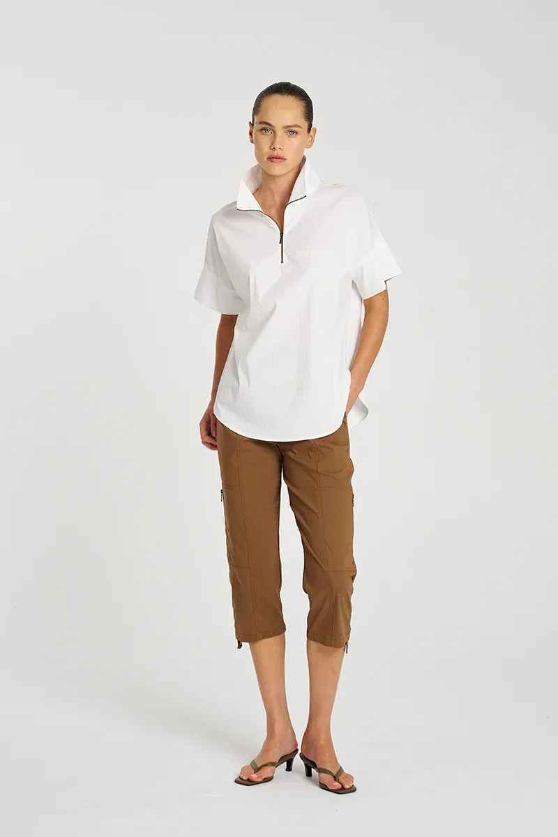 Mela Purdie Half Zip ShirtF65 8572